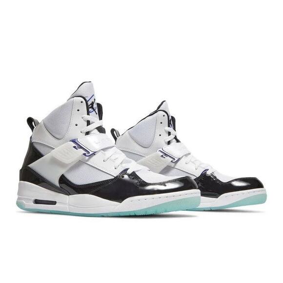 Jordan Flight 45 High Concord Basketball Sneaker Shoe US 8 with Box - DC2571-100 - Picture 1 of 12
